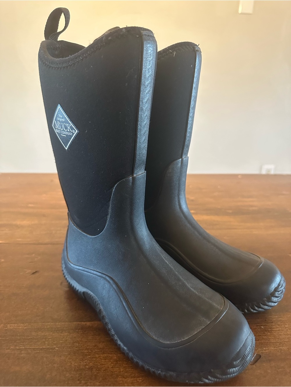 Kids Black Muck Pull-On Boots
